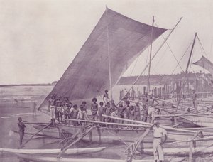 Einheimische Fischerboote, Ceylon von English Photographer