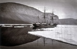 Nordpol: Vom Eis vor Kap Prescott gestoppt - in „Narrative of a voyage to the Polar See during 1875-76“, G.S. Nares, ed. London