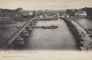 Alte Brücke und Aquädukt, Putney, 1878 von English Photographer