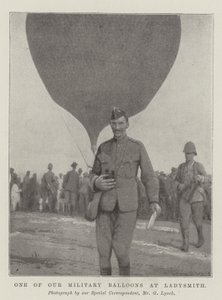 Einer unserer Militärballons in Ladysmith
