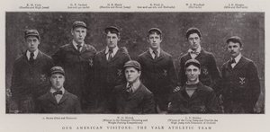 Unsere amerikanischen Besucher, das Yale-Leichtathletik-Team