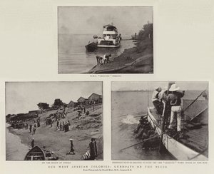 Unsere westafrikanischen Kolonien, Kanonenboote auf dem Niger von English Photographer