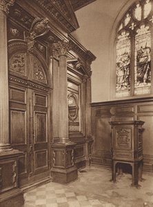 Oxford: Lincoln College, Der Kapellenschirm von English Photographer