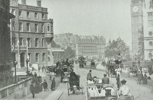 Parliament Square, Westminster LB: Broad Sanctuary Blick auf Parliament Square, 1896 von English Photographer