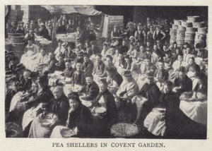 Erbsenschäler in Covent Garden, London von English Photographer