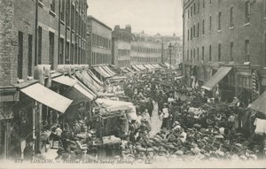 Petticoat Lane am Sonntagmorgen von English Photographer