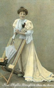 Phyllis Broughton, englische Bühnenschauspielerin von English Photographer