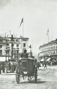 Piccadilly Circus, Westminster LB: Blick zu Regent Street, 1890 von English Photographer