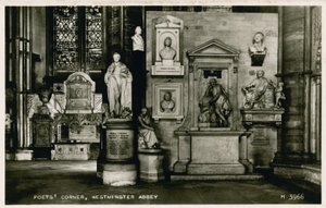 Dichterecke, Westminster Abbey von English Photographer