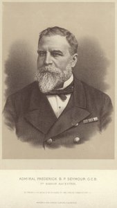 Porträt von Admiral Frederick B P Seymour von English Photographer