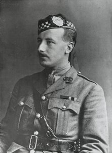 Porträt von Hauptmann Arthur Henderson VC, 2. Bataillon Argyll und Sutherland Highlanders, 1915