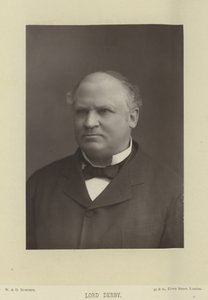 Porträt von Edward Stanley, Earl of Derby von English Photographer