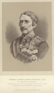 Porträt von General Garnet Joseph Wolseley von English Photographer