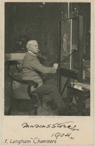 Porträt von Marcus Stone von English Photographer