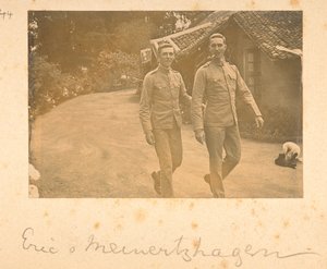 Porträt von Richard Meinertzhagen in indischen Fotografien von F.M. Bailey 1900-03