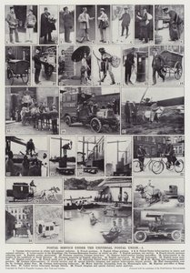 Postdienst unter dem Weltpostverein, I