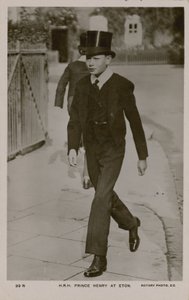 Postkarte von HRH Prinz Heinrich in Eton von English Photographer