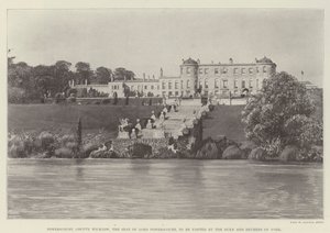 Powerscourt, County Wicklow, der Sitz von Lord Powerscourt, zu besuchen vom Duke und der Duchess of York von English Photographer