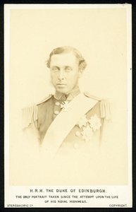 Prinz Alfred, Herzog von Edinburgh von English Photographer