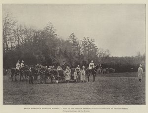 Prinz Bismarcks achtzigster Geburtstag, Besuch des deutschen Kaisers bei Prinz Bismarck in Friedrichsruh von English Photographer