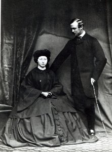 Prinzessin Alice und Prinz Ludwig von Hessen, 1860