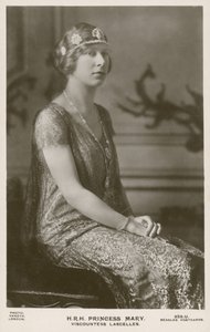 Prinzessin Mary, Viscountess Lascelles von English Photographer