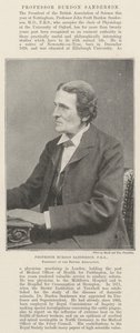 Professor Burdon Sanderson, FRS, Präsident der British Association von English Photographer