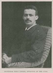 Professor Niels Finsen, Erfinder der Lichttherapie von English Photographer