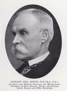 Prominente Männer von London: Edward Dru Drury von English Photographer