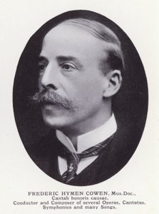 Prominente Männer von London: Frederic Hymen Cowen von English Photographer