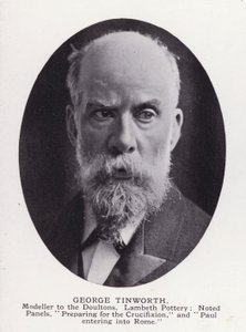 Prominente Männer von London: George Tinworth von English Photographer