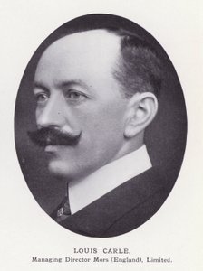 Prominente Männer von London: Louis Carle von English Photographer