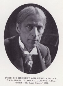 Prominente Männer von London: Prof. Sir Herbert Von Herkomer von English Photographer