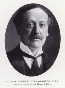 Prominente Männer von London: Rt Hon Herbert John Gladstone von English Photographer