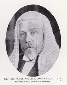 Prominente Männer von London: Rt Hon James William Lowther von English Photographer