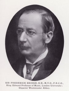 Prominente Männer von London: Sir Frederick Bridge von English Photographer