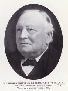Prominente Männer von London: Sir Henry Enfield Roscoe von English Photographer