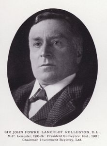 Prominente Männer von London: Sir John Fowke Lancelot Rolleston von English Photographer