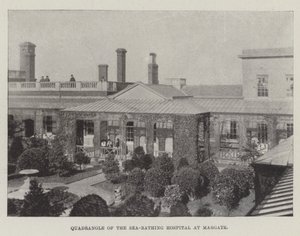 Innenhof des See-Badehospitals in Margate von English Photographer