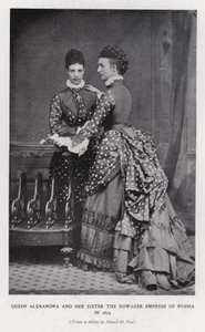 Königin Alexandra und die Kaiserinwitwe von Russland von English Photographer