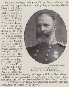 Konteradmiral Beaumont, Direktor der Marineaufklärung von English Photographer