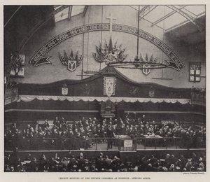 Jüngstes Treffen des Kirchenkongresses in Norwich, Eröffnungsszene von English Photographer