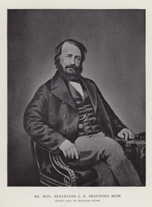Der ehrenwerte Alexander J. B. Beresford Hope, dritter Sohn von Thomas Hope von English Photographer