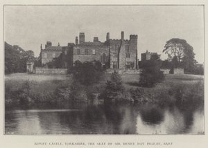 Ripley Castle, Yorkshire, der Sitz von Sir Henry Day Ingilby, Baronet von English Photographer
