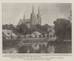 Der Dom von Roskilde, die letzte Ruhestätte der Königin von Dänemark von English Photographer