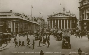 Royal Exchange und Bank of England, London von English Photographer