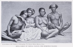 Königliche Familie von Vahitai, Taouata, Marquesas-Inseln von English Photographer