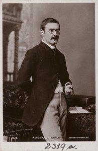 Rudyard Kipling (1865-1936), englischer Kurzgeschichtenschreiber, Dichter und Romanautor von English Photographer