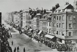 Saint Jamess Street, Westminster LB: Blick nach Norden von Pall Mall, 1889 von English Photographer