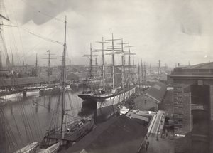 Salthouse Dock, Liverpool, Juni 1897 von English Photographer